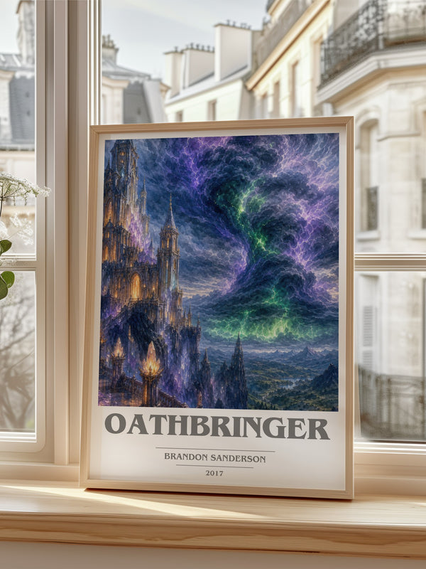Oathbringer book cover poster colour and style options – Brandon Sanderson book art