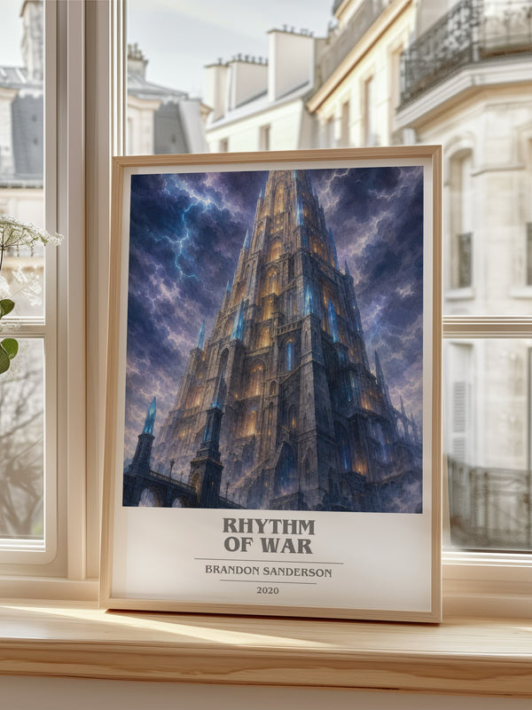 Rhythm of War book cover poster colour and style options – Brandon Sanderson book art