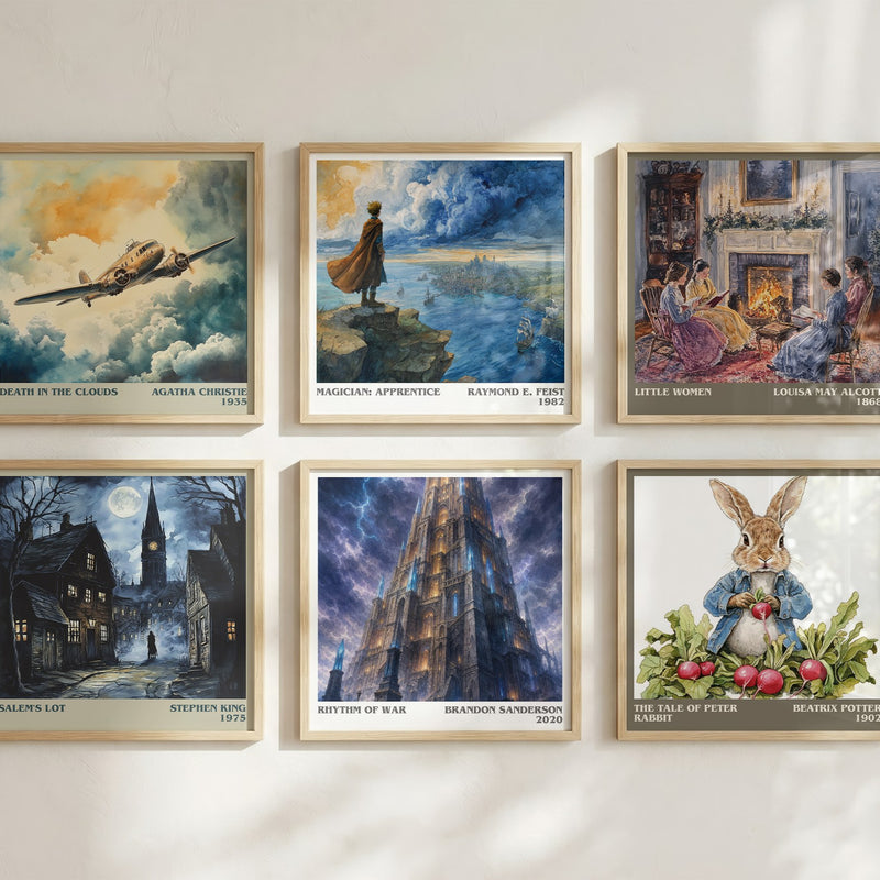 Rhythm of War literary art print colour and style options – Brandon Sanderson book art