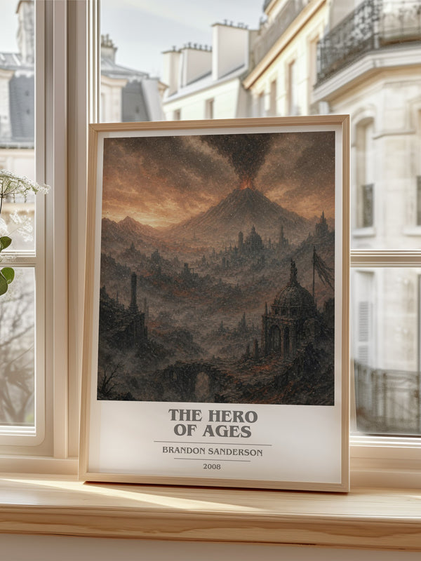 The Hero of Ages book cover poster colour and style options – Brandon Sanderson book art