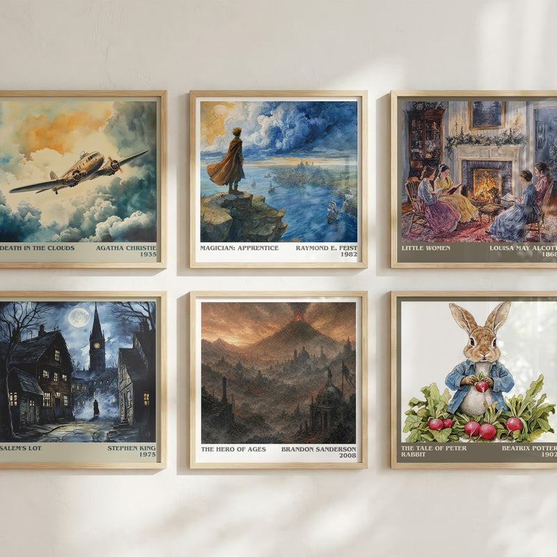 The Hero of Ages literary art print colour and style options – Brandon Sanderson book art
