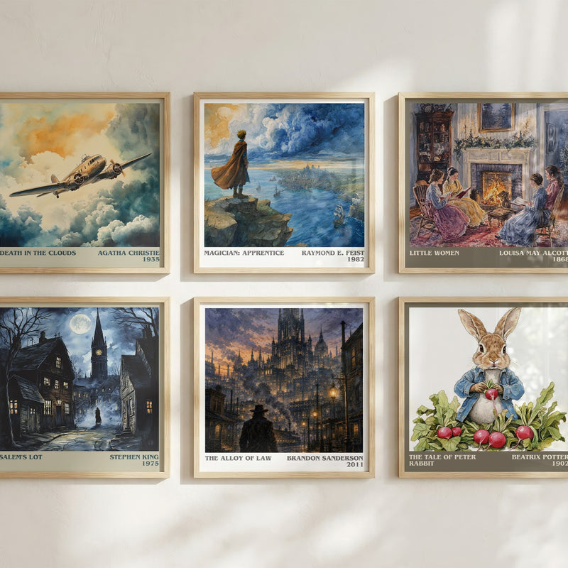 The Alloy of Law literary art print colour and style options – Brandon Sanderson book art