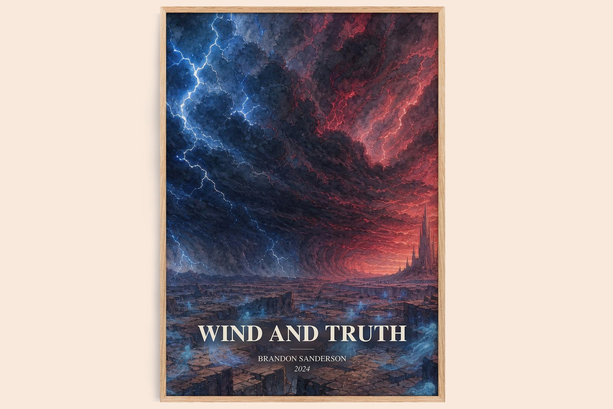 Wind and Truth Book Watercolour Illustration by Brandon Sanderson