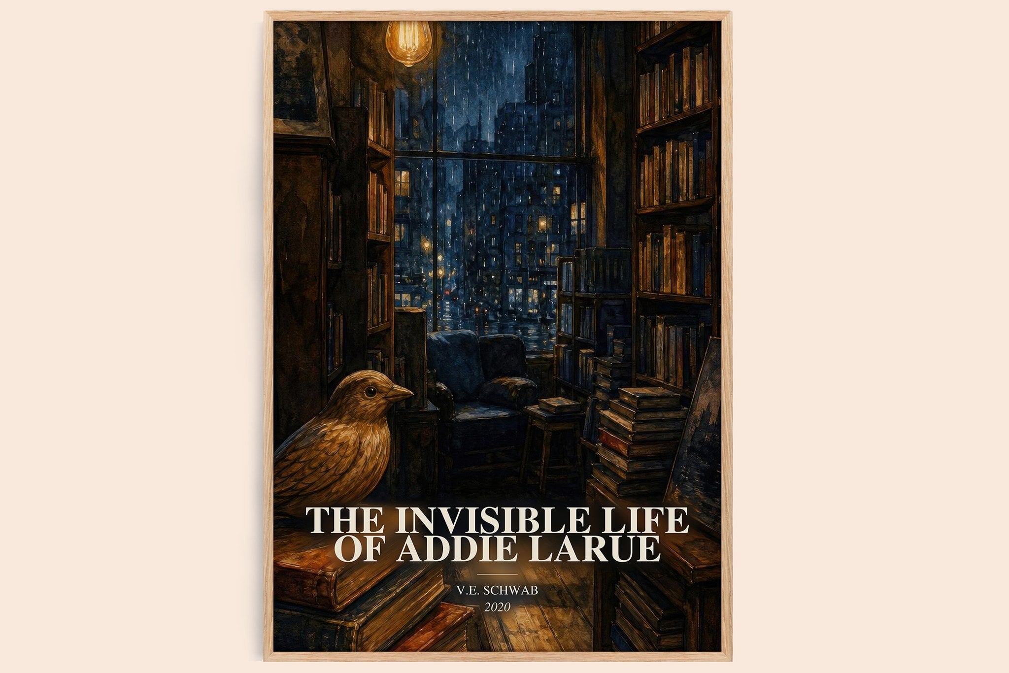 Invisible Life of Addie LaRue Book Watercolour Illustration by V.E. Schwab
