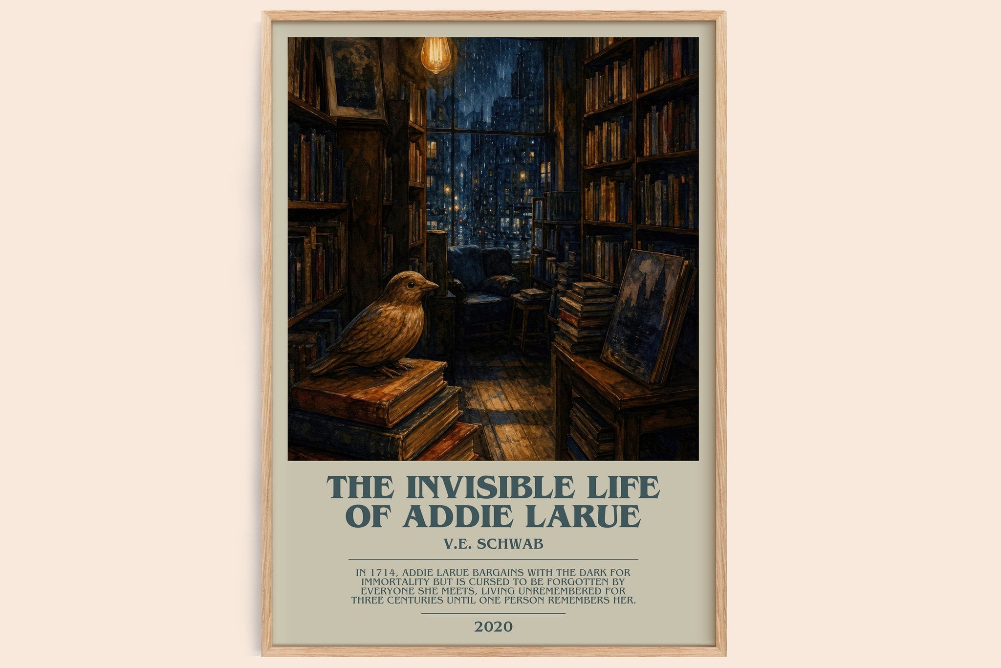 The Invisible Life of Addie LaRue Bookish Wall Art by V.E. Schwab