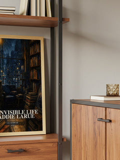 The Invisible Life of Addie LaRue book watercolour illustration paper finish options – matte satin gloss