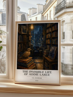 The Invisible Life of Addie LaRue book cover poster colour and style options – V.E. Schwab book art
