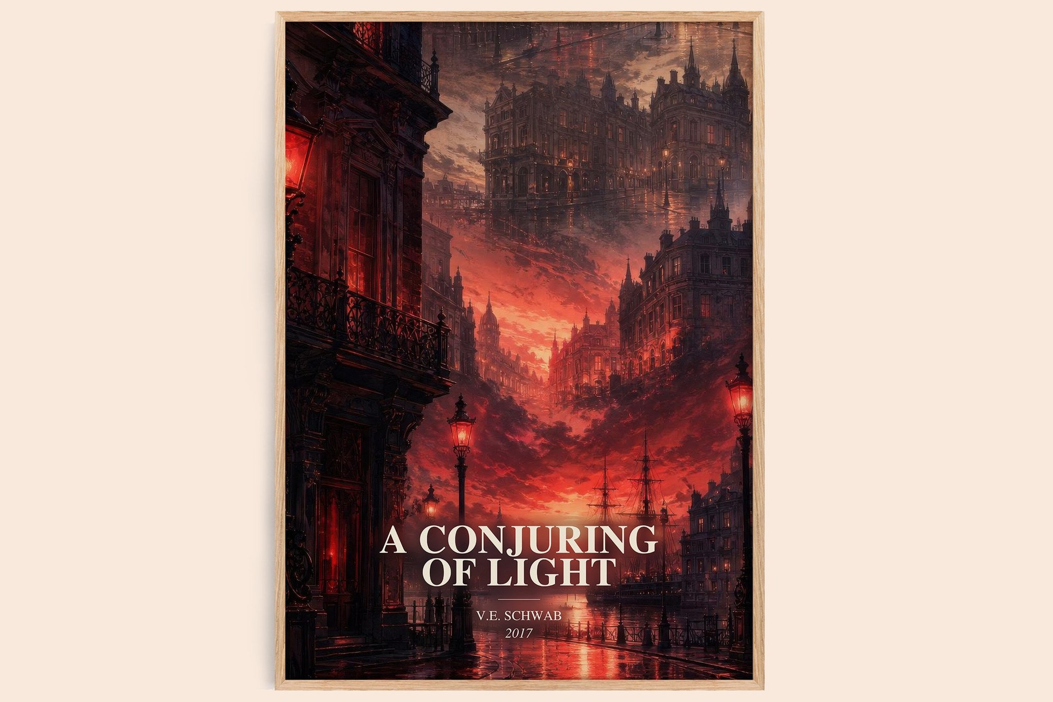 A Conjuring of Light Book Watercolour Illustration by V.E. Schwab