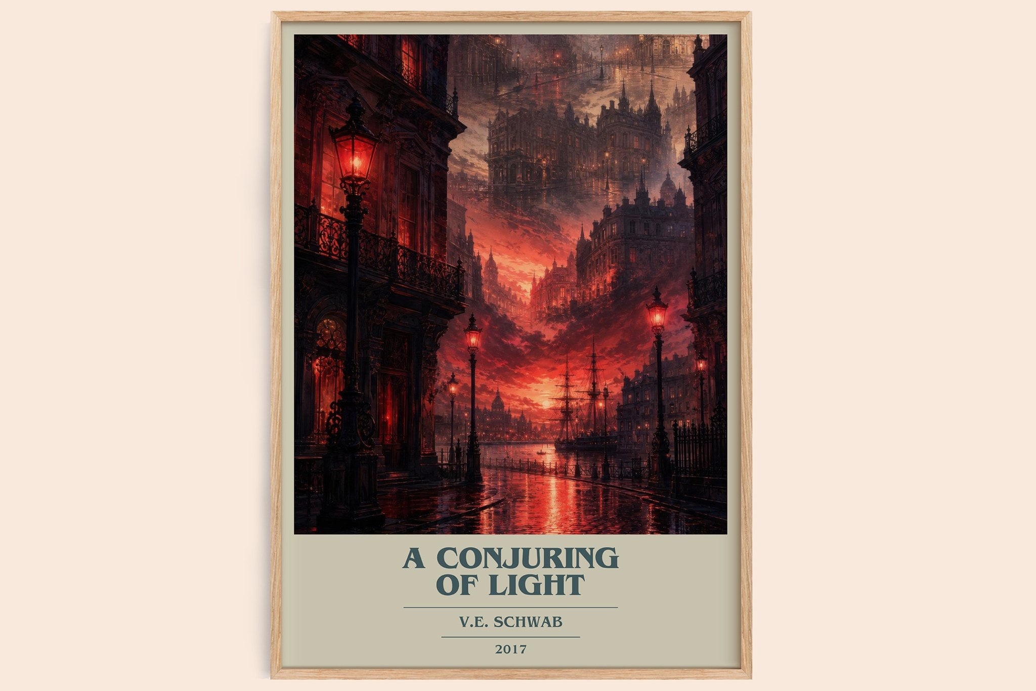 A Conjuring of Light Book Cover Poster by V.E. Schwab