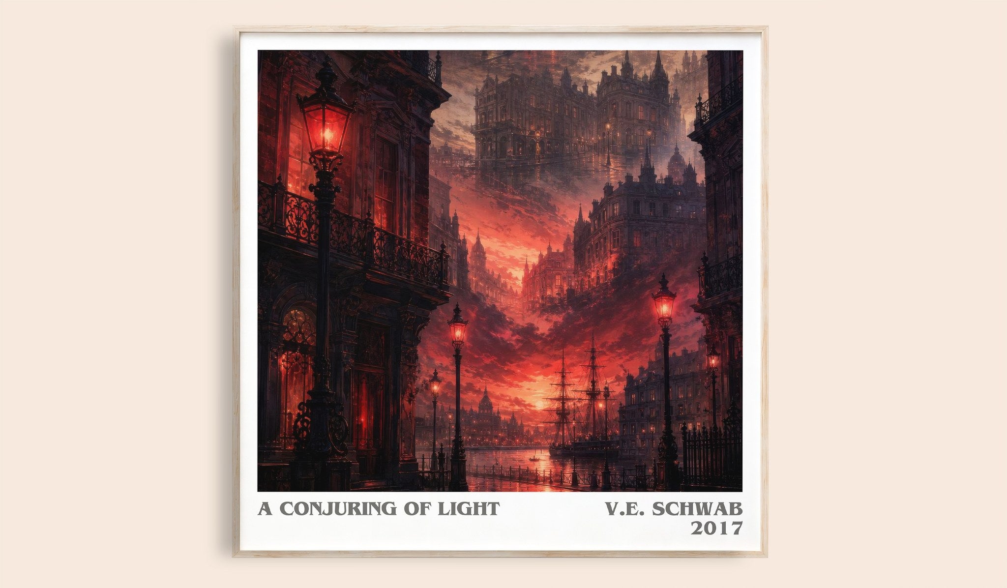 A Conjuring of Light Literary Art Print by V.E. Schwab