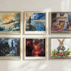 A Conjuring of Light literary art print colour and style options – V.E. Schwab book art