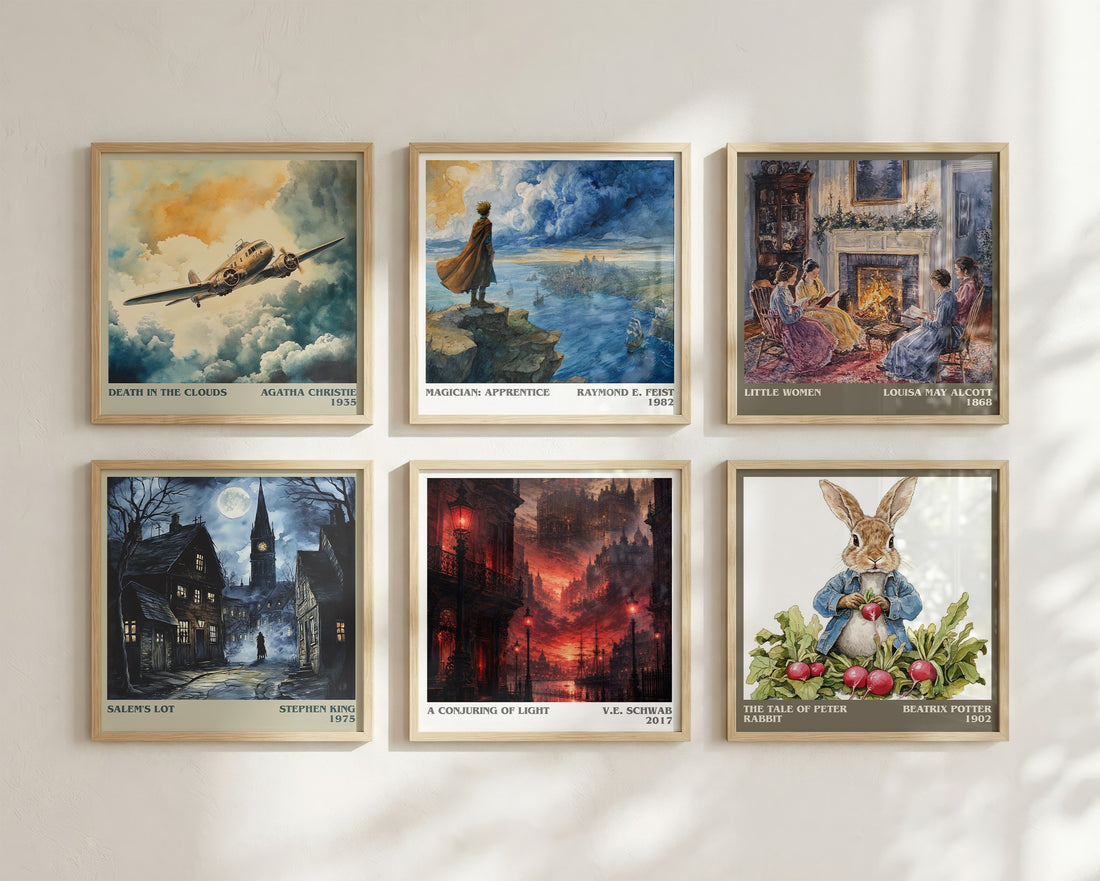 A Conjuring of Light literary art print colour and style options – V.E. Schwab book art