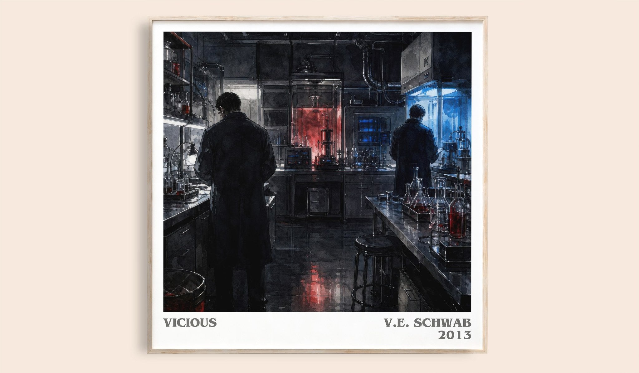 Vicious Literary Art Print by V.E. Schwab