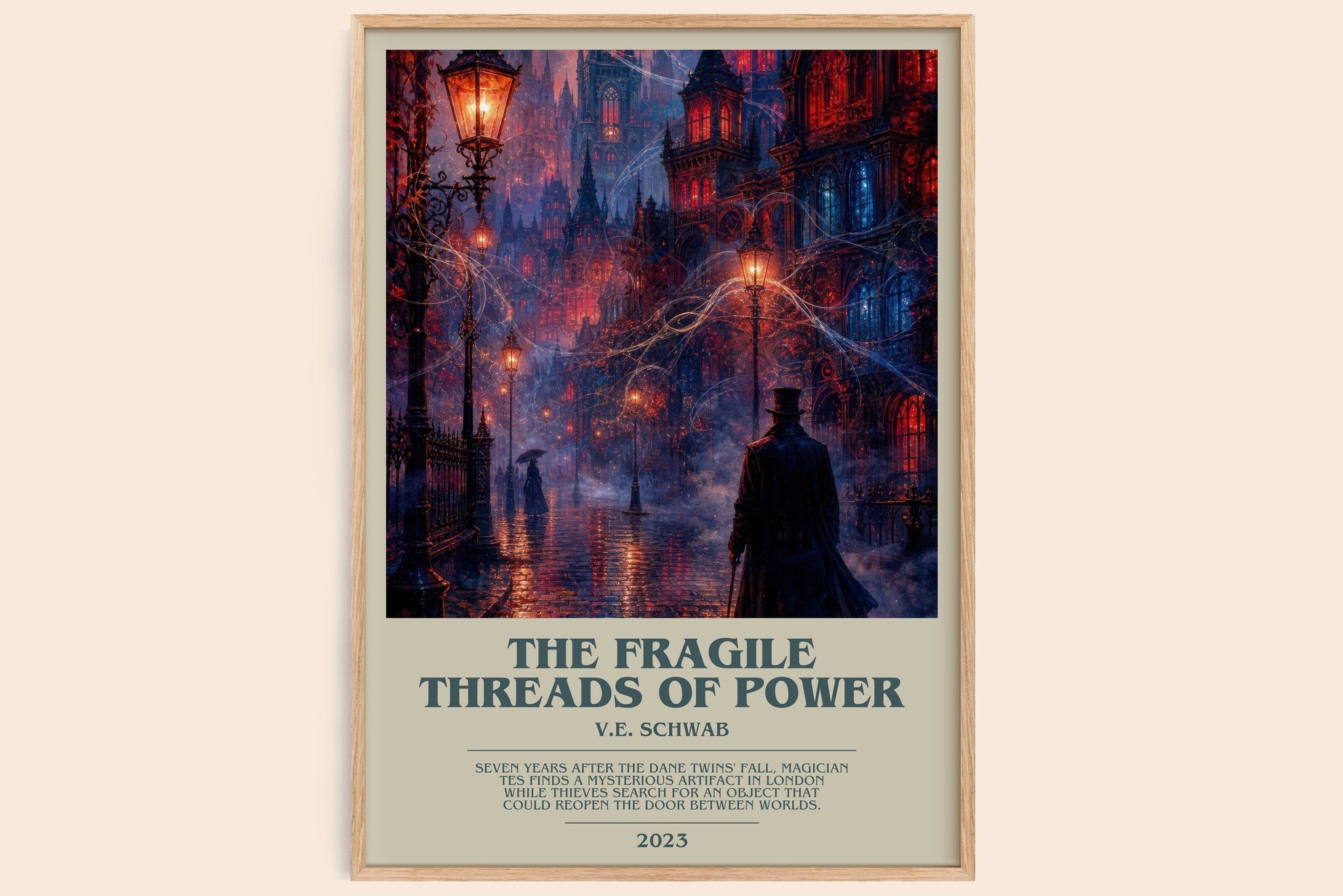 The Fragile Threads of Power Bookish Wall Art by V.E. Schwab