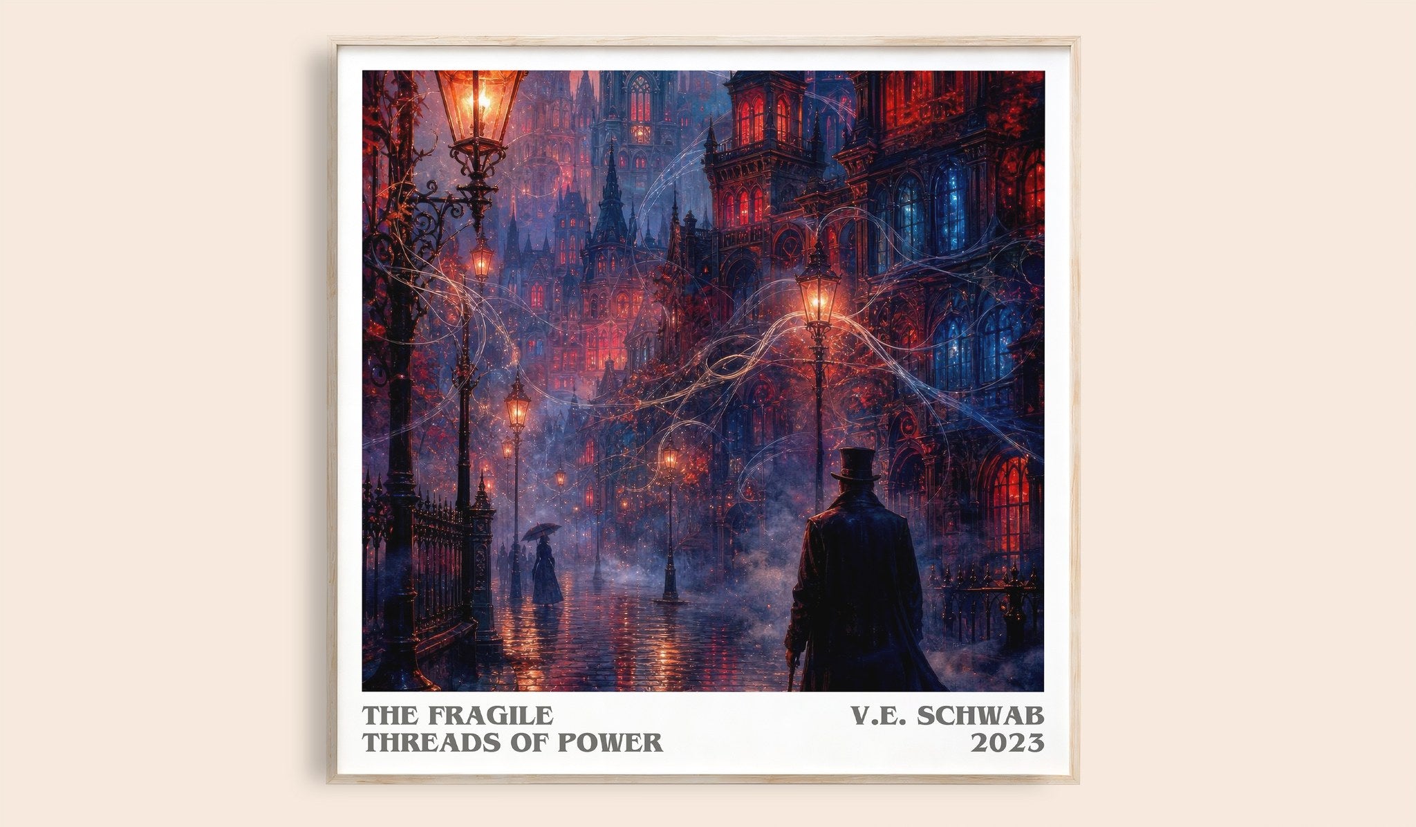 The Fragile Threads of Power Literary Art Print by V.E. Schwab
