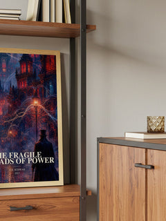 The Fragile Threads of Power book watercolour illustration paper finish options – matte satin gloss