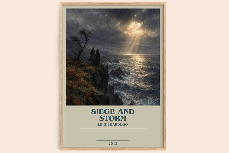 Siege and Storm Bookish Wall Art by Leigh Bardugo (Modern style)