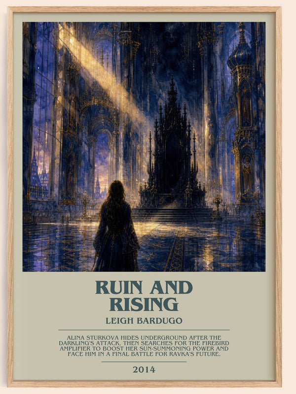 Ruin and Rising Bookish Wall Art by Leigh Bardugo – framed poster