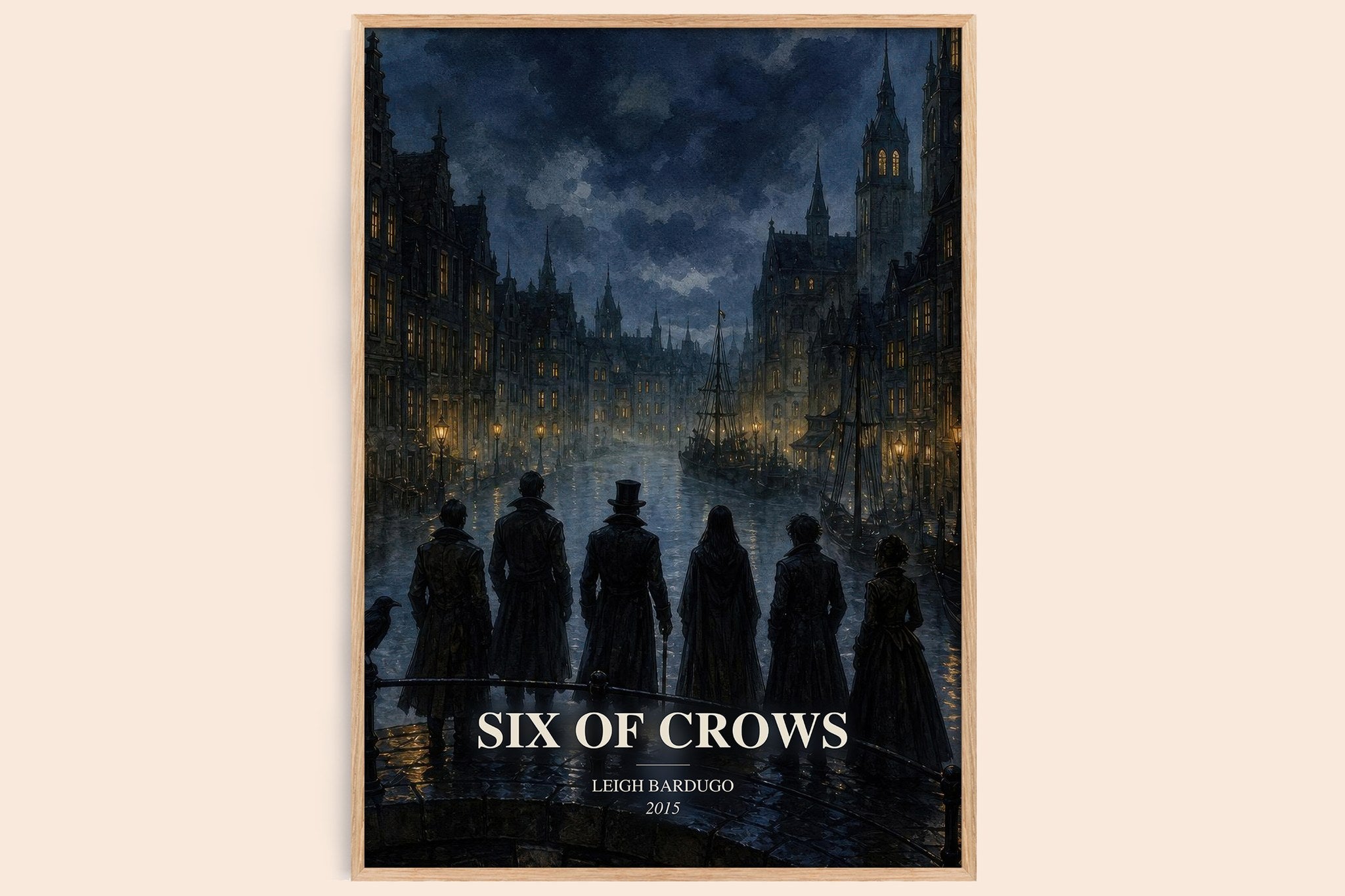 Six of Crows Book Watercolour Illustration by Leigh Bardugo