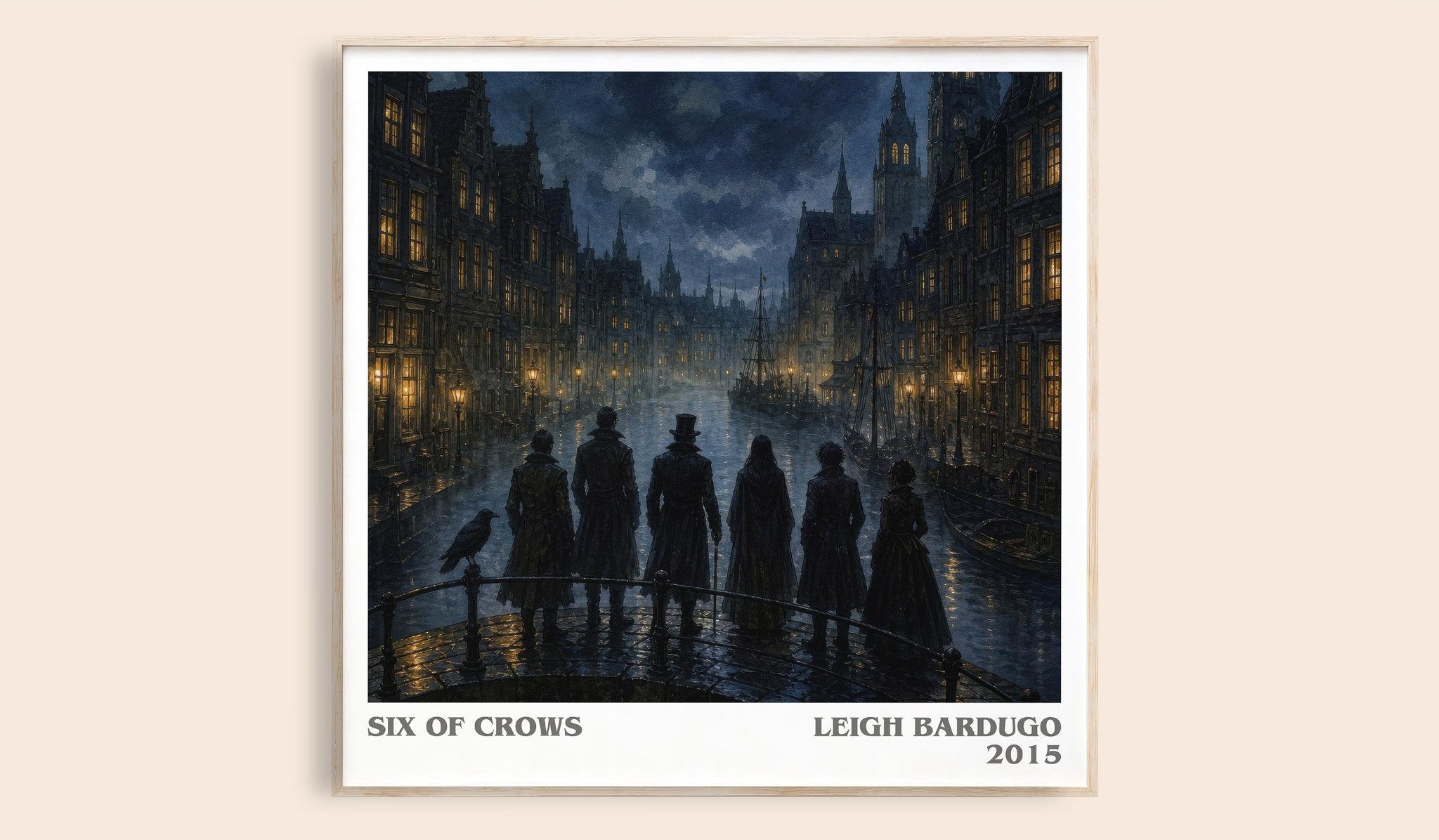 Six of Crows Literary Art Print by Leigh Bardugo