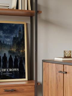 Six of Crows book watercolour illustration paper finish options – matte satin gloss