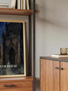Ninth House book watercolour illustration paper finish options – matte satin gloss