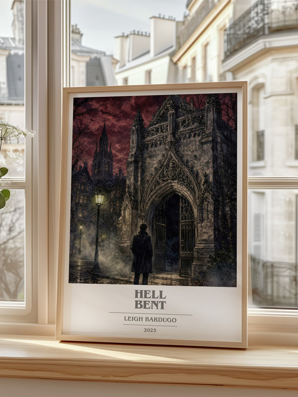 Hell Bent book cover poster colour and style options – Leigh Bardugo book art