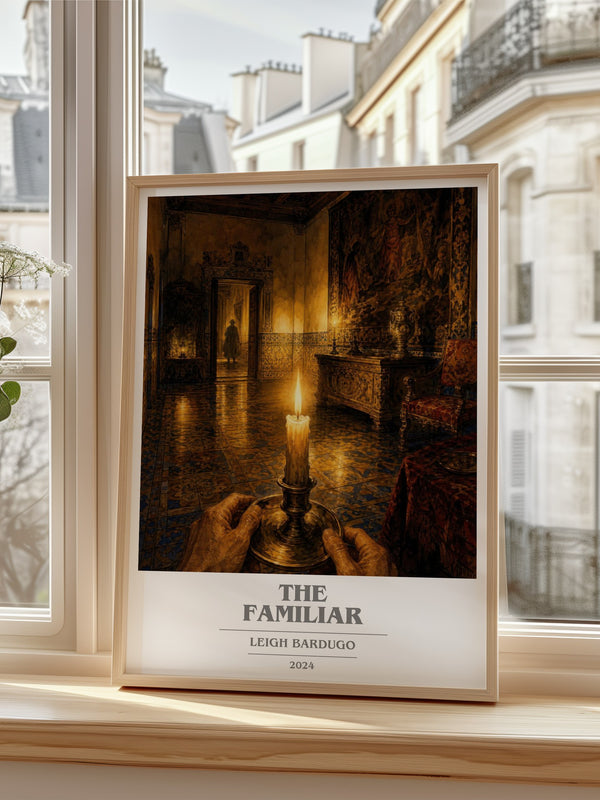 The Familiar book cover poster colour and style options – Leigh Bardugo book art