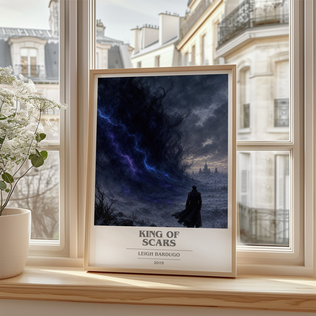King of Scars book cover poster colour and style options – Leigh Bardugo book art (mockup)