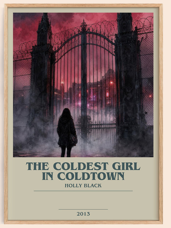 The Coldest Girl in Coldtown bookish book poster by Holly Black – framed literary art print