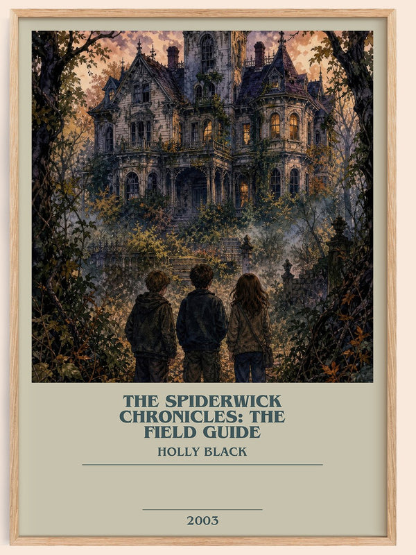 The Spiderwick Chronicles: The Field Guide bookish book poster by Holly Black – framed literary art print