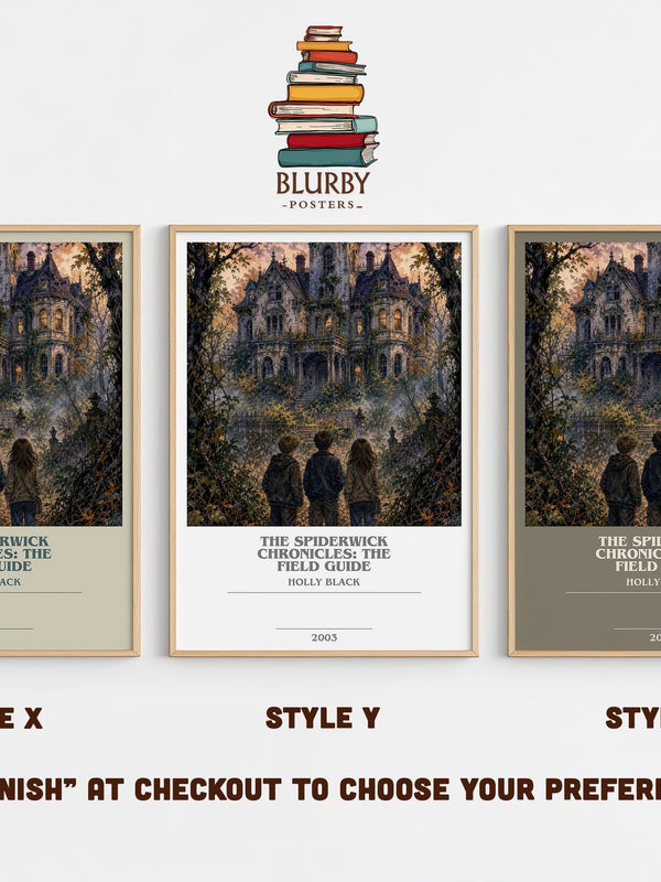 The Spiderwick Chronicles: The Field Guide bookish print in frame leaning in hallway – fantasy wall art