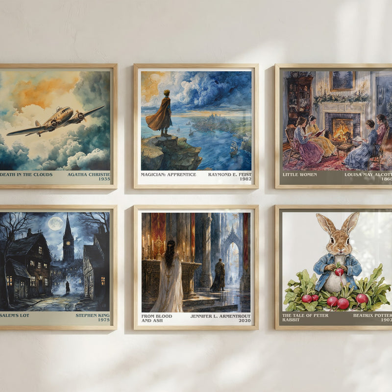 From Blood and Ash literary art print colour and style options – Jennifer L. Armentrout book art