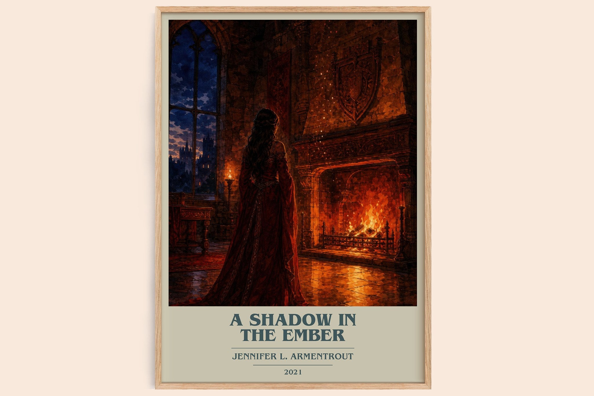 A Shadow in the Ember Book Cover Poster by Jennifer L. Armentrout