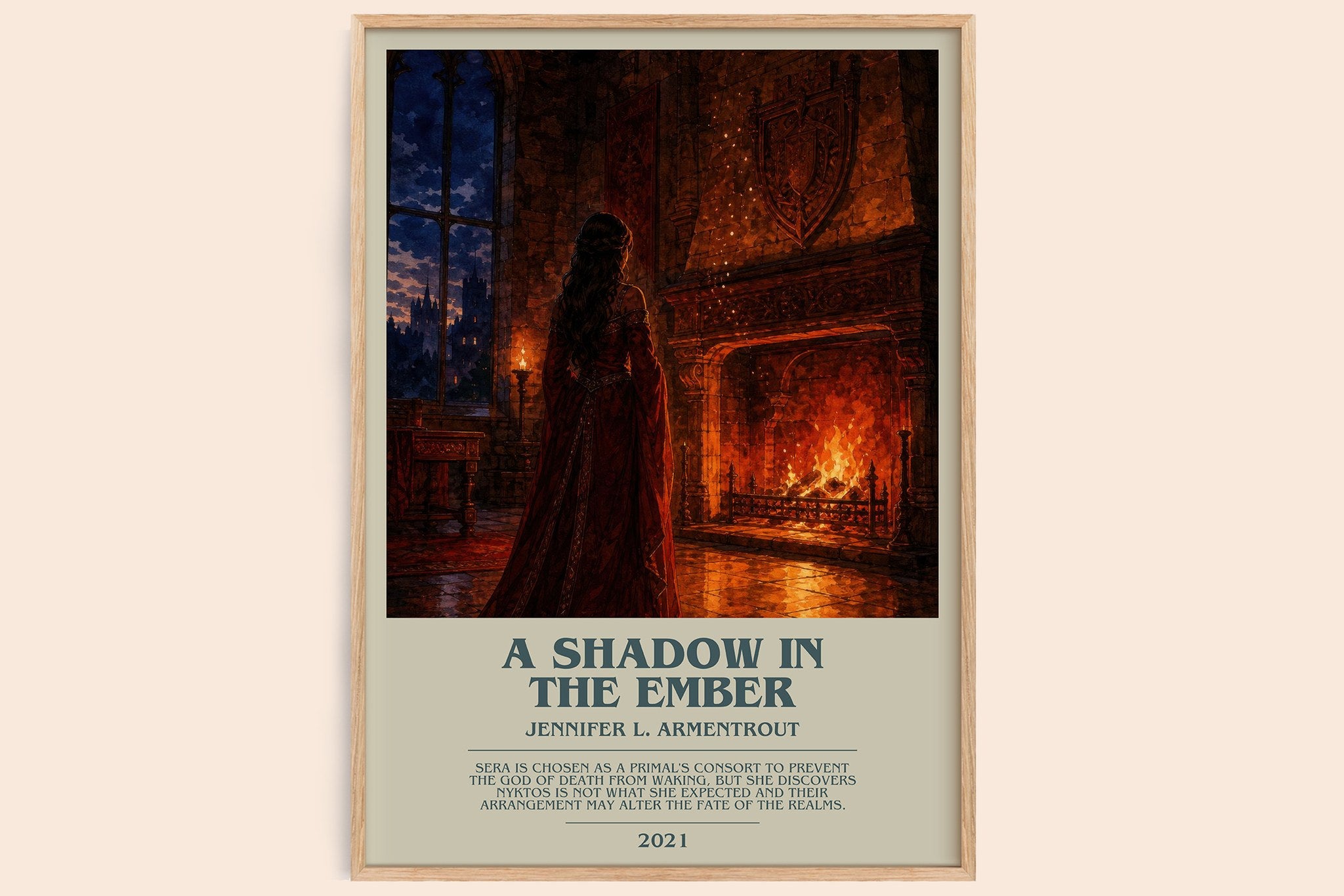 A Shadow in the Ember Bookish Wall Art by Jennifer L. Armentrout