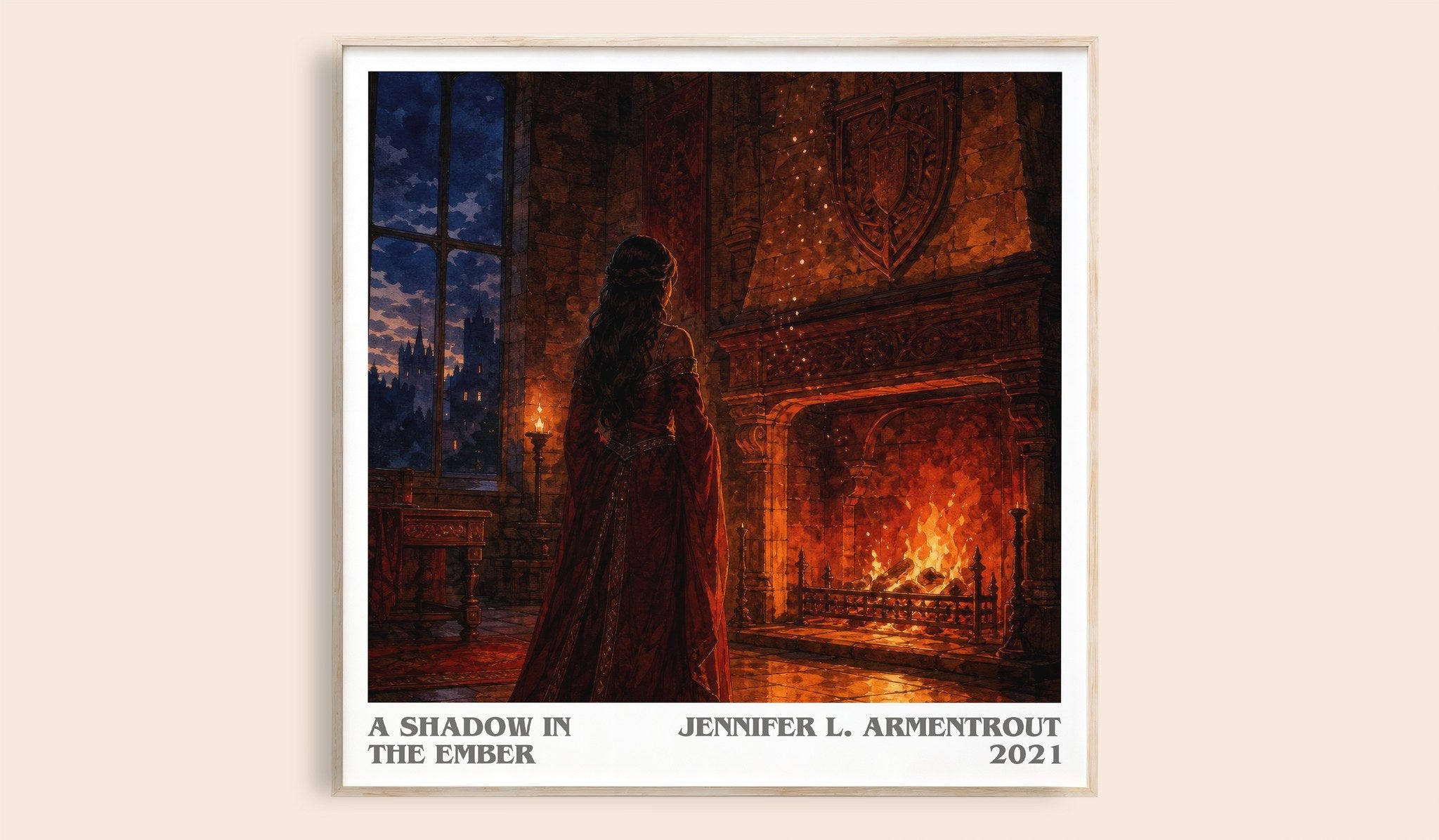 A Shadow in the Ember Literary Art Print by Jennifer L. Armentrout