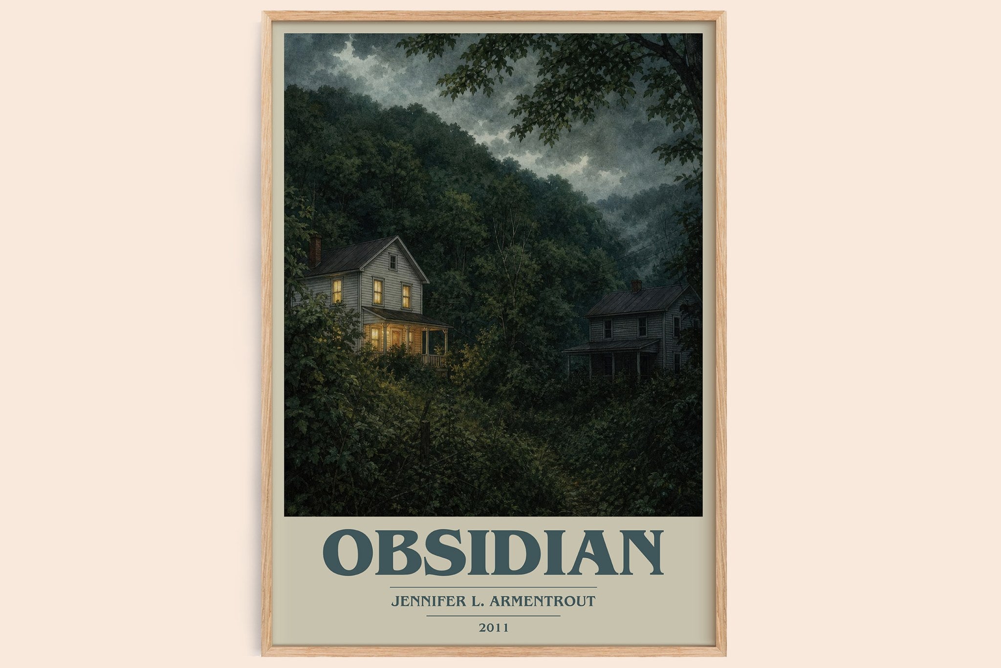 Obsidian Book Cover Poster by Jennifer L. Armentrout