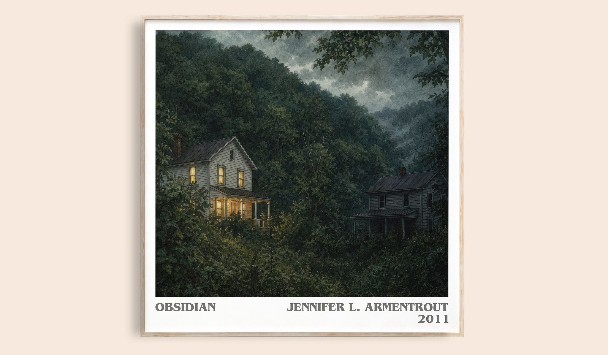 Obsidian Literary Art Print by Jennifer L. Armentrout