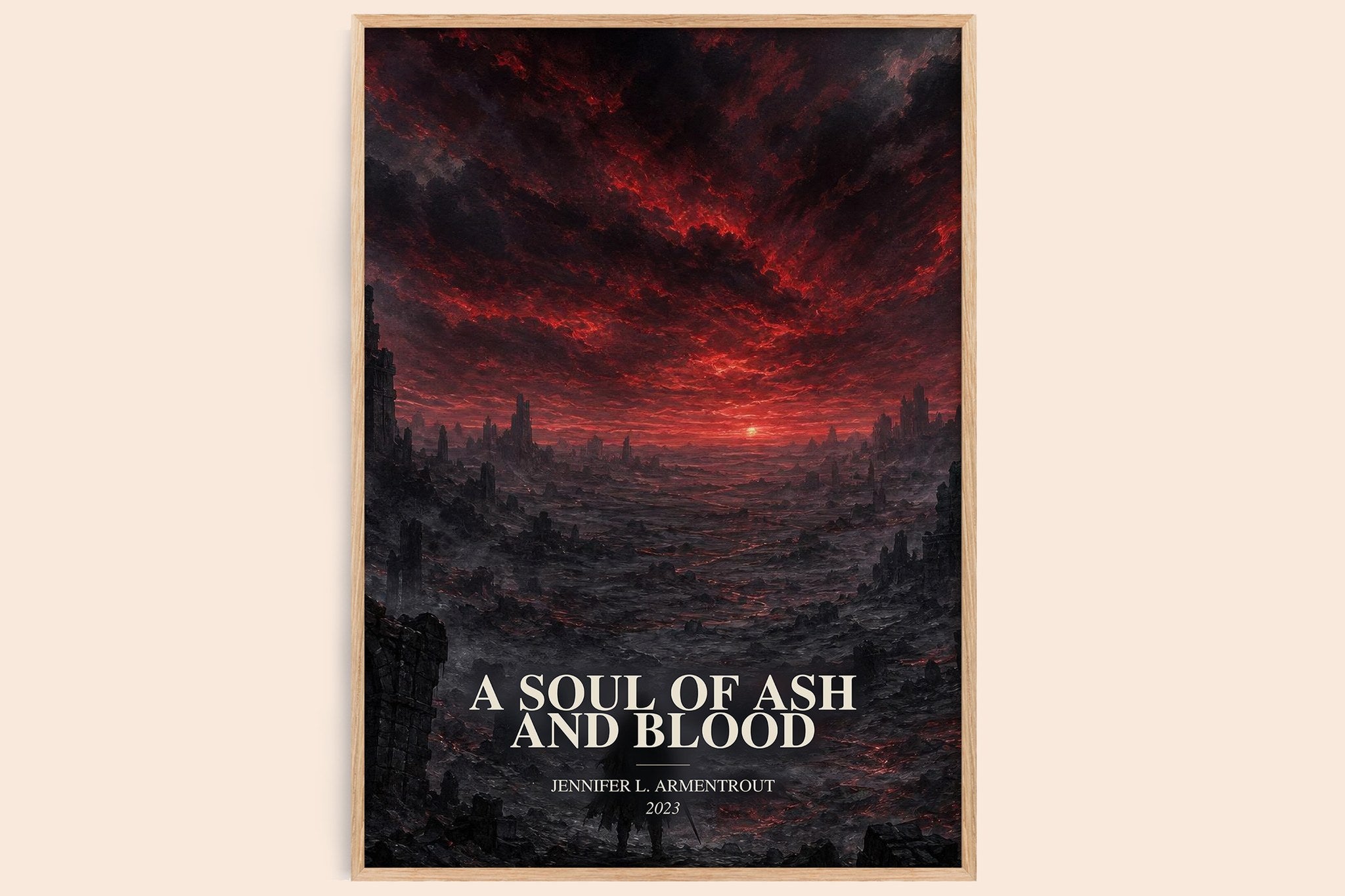 Soul of Ash and Blood Book Watercolour Illustration by J. Armentrout