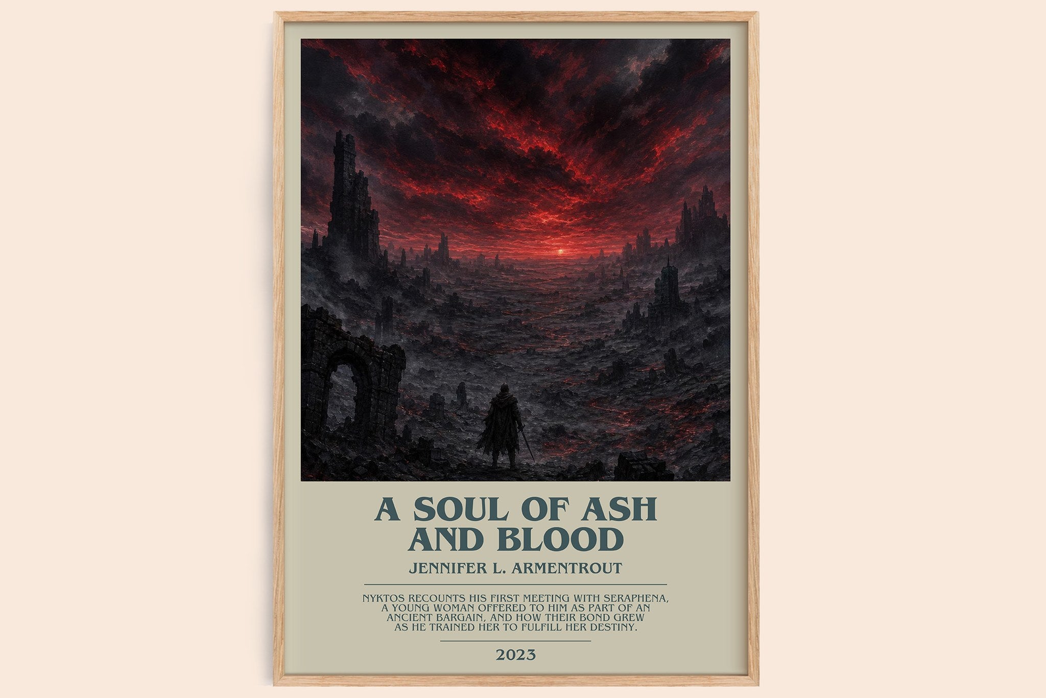 A Soul of Ash and Blood Bookish Wall Art by Jennifer L. Armentrout