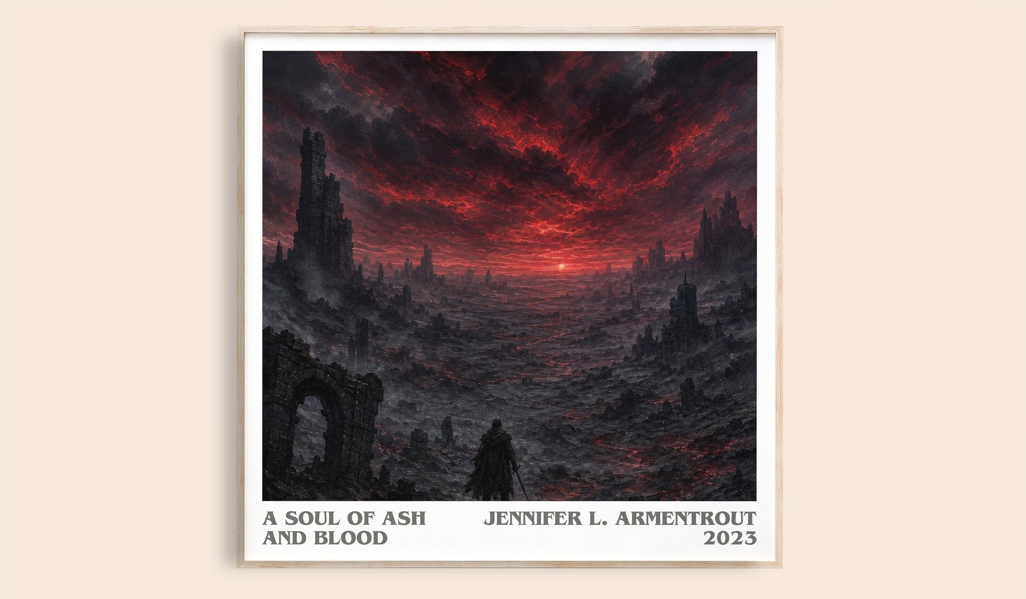A Soul of Ash and Blood Literary Art Print by Jennifer L. Armentrout