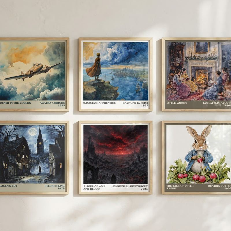 A Soul of Ash and Blood literary art print colour and style options – Jennifer L. Armentrout book art