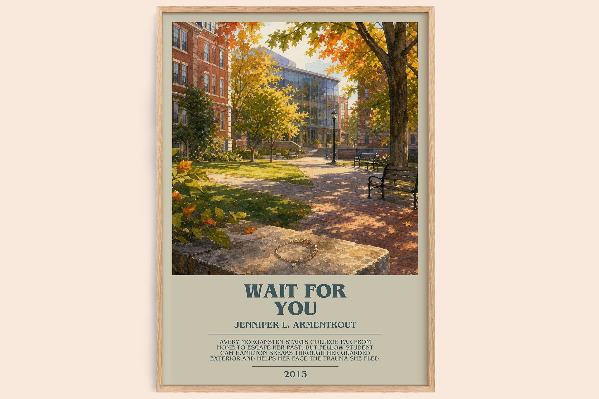 Wait for You Bookish Wall Art by Jennifer L. Armentrout