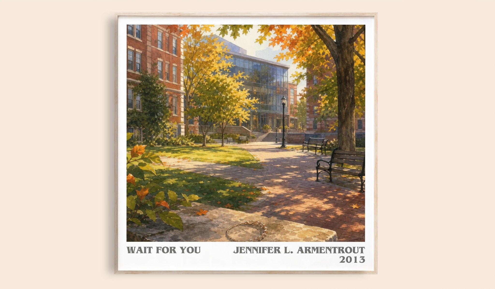 Wait for You Literary Art Print by Jennifer L. Armentrout