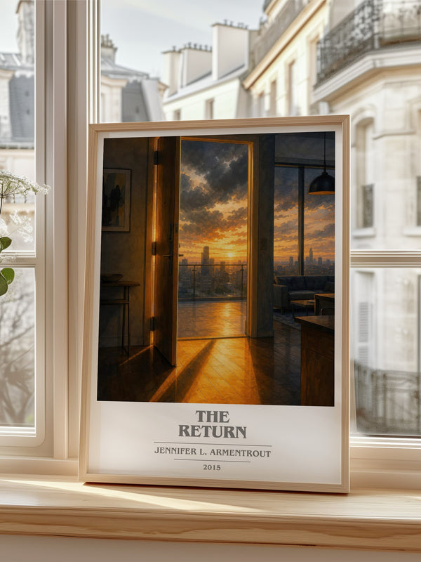 The Return book cover poster colour and style options – Jennifer L. Armentrout book art