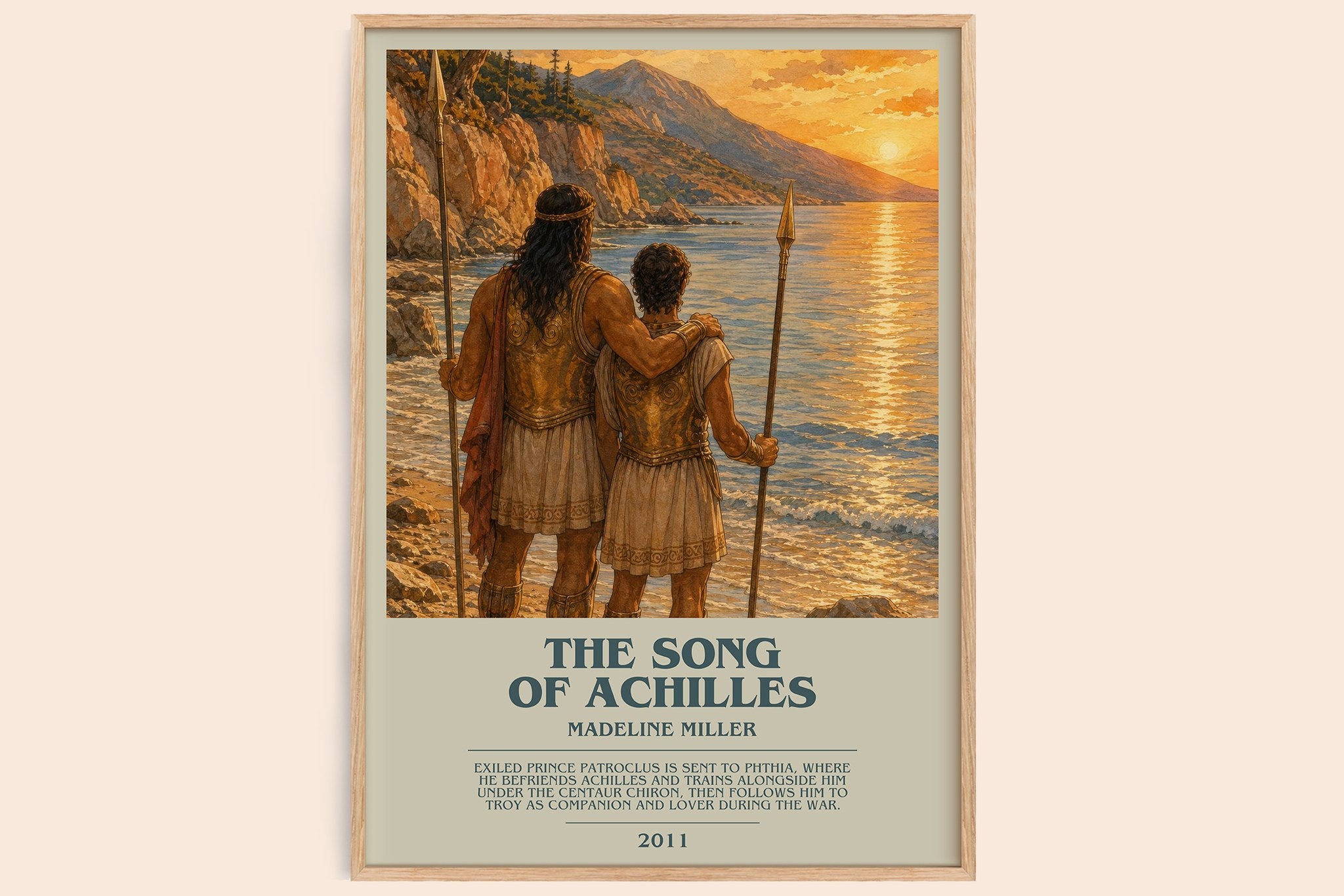 The Song of Achilles Bookish Wall Art by Madeline Miller