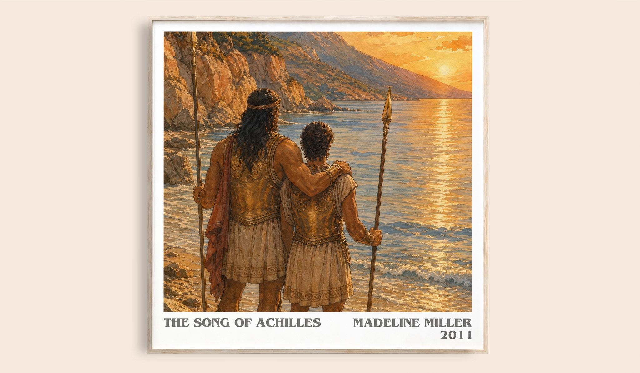 The Song of Achilles Literary Art Print by Madeline Miller