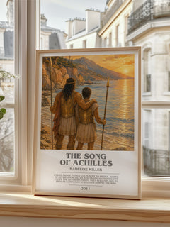 The Song of Achilles bookish poster colour and style options – Madeline Miller book art