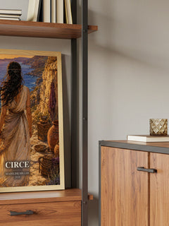 Circe book watercolour illustration paper finish options – matte satin gloss
