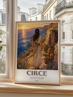 Circe book cover poster colour and style options – Madeline Miller book art